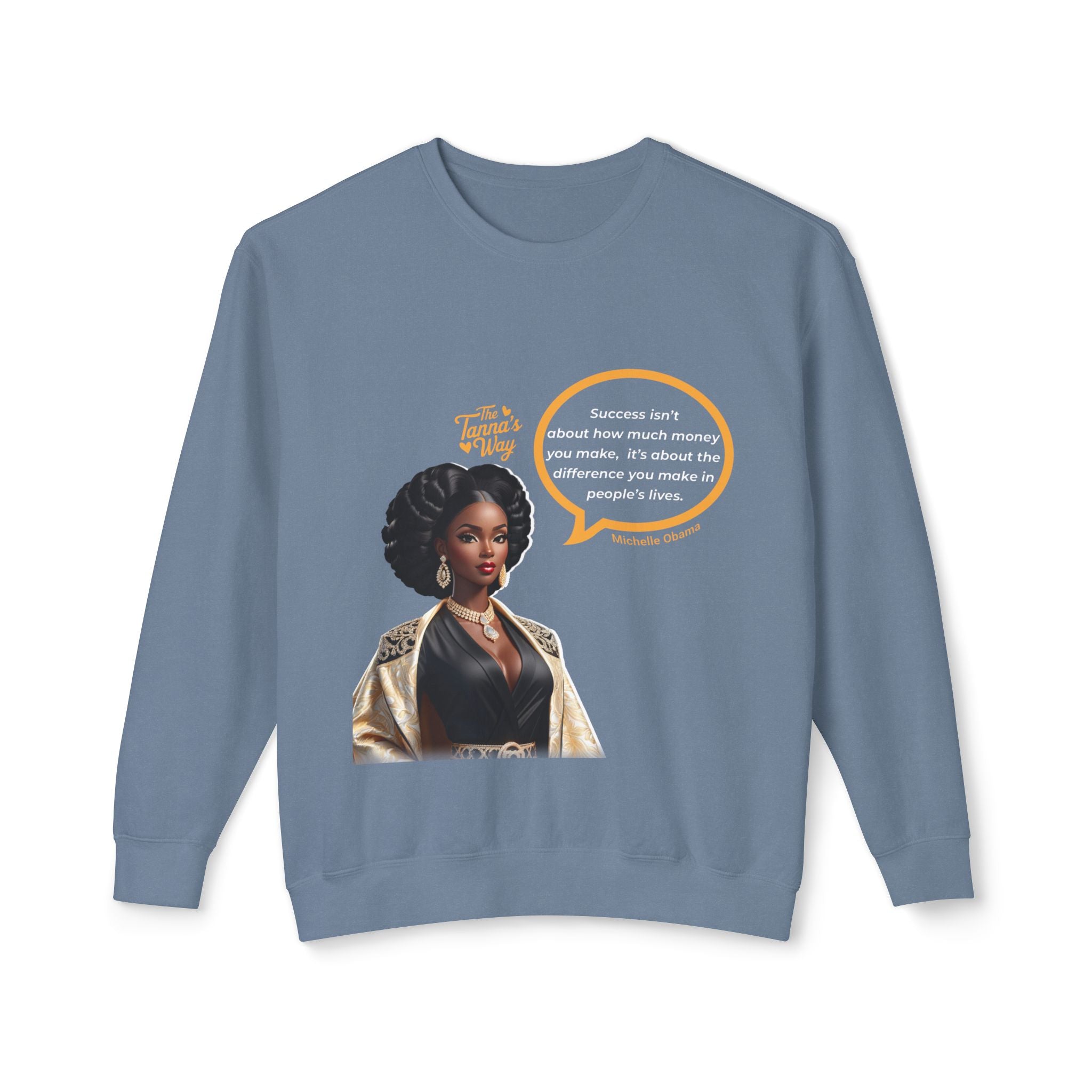 Michelle Obama | Unisex Lightweight Crewneck Sweatshirt